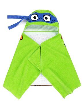 Teenage Mutant Ninja Turtles Kids Cotton Hooded Towel  , 51 in x 22 in